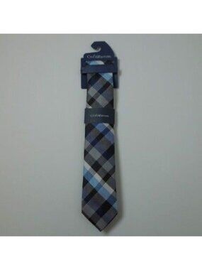 Croft & Barrow Blue Geometric Neck Tie- NWT